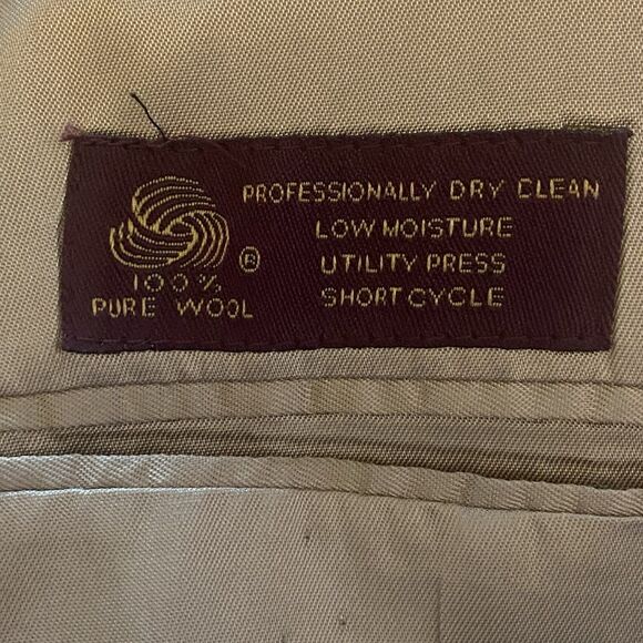 Jos. A. Bank 100% Wool Sport Coat Men’s 44L Glen Plaid Blazer Made in USA - Picture 5 of 13